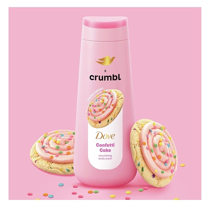 DOVE CRUMBL JABÓN DE BAÑO CONFETTI CAKE — 592 ml