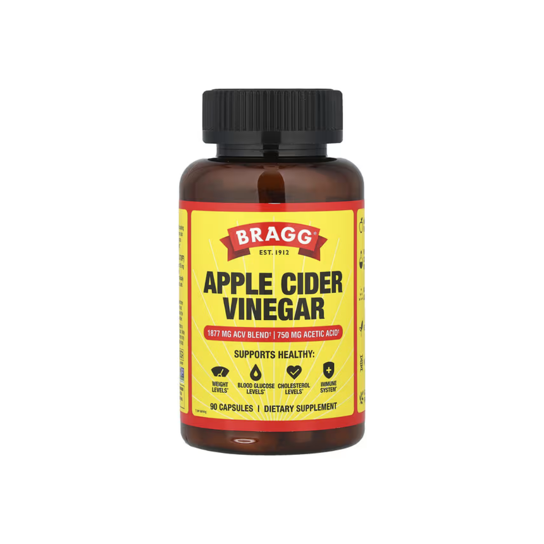 VINAGRE DE SIDRA DE MANZANA — 90 CAPSULAS