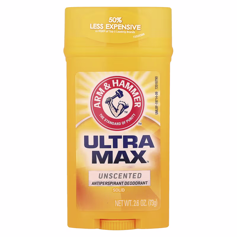 ARM & HAMMER ULTRAMAX DESODORANTE ANTITRANSPIRANTE SÓLIDO — 73 g