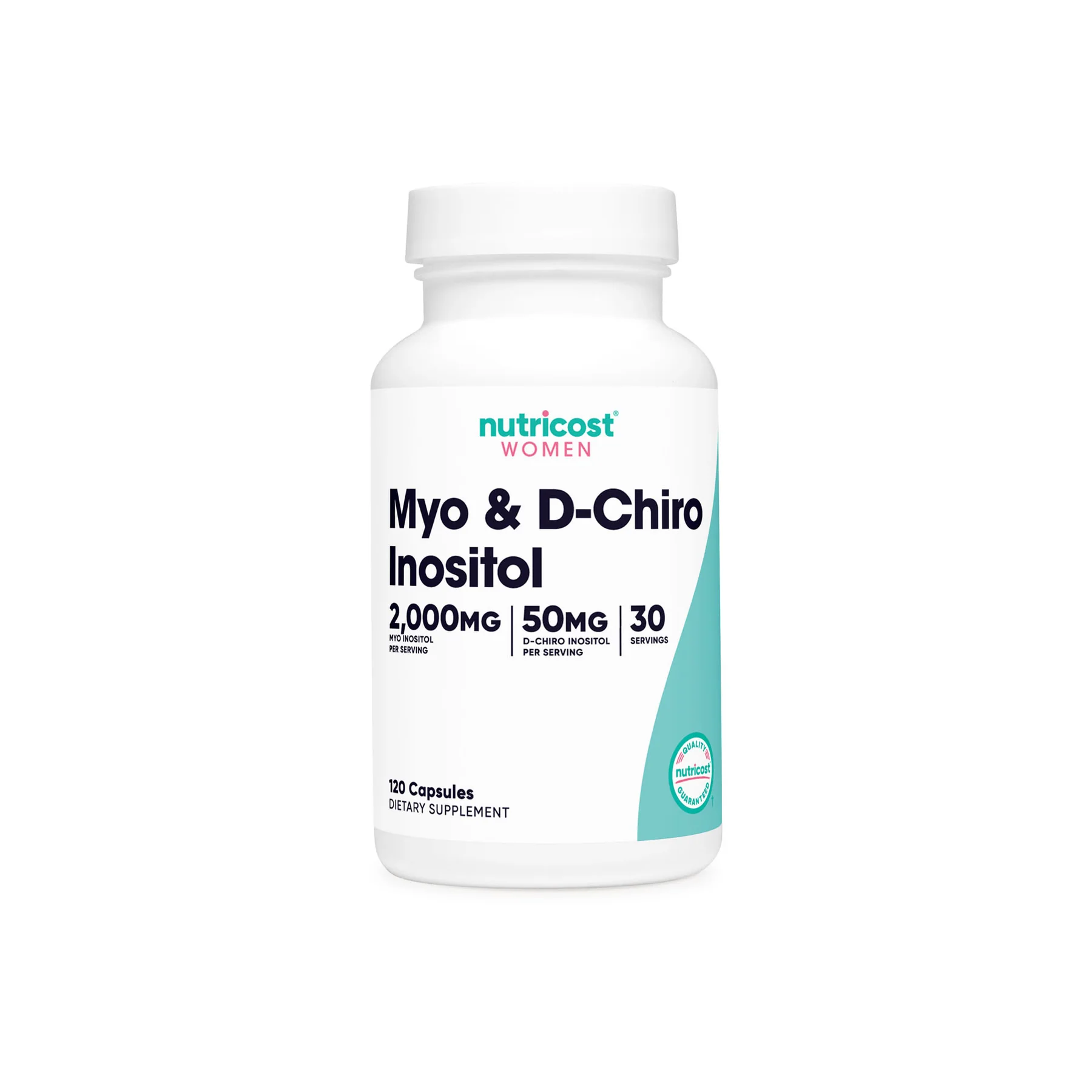Myo & D-Chiro Inositol Nutricost — 120 CAPSULAS