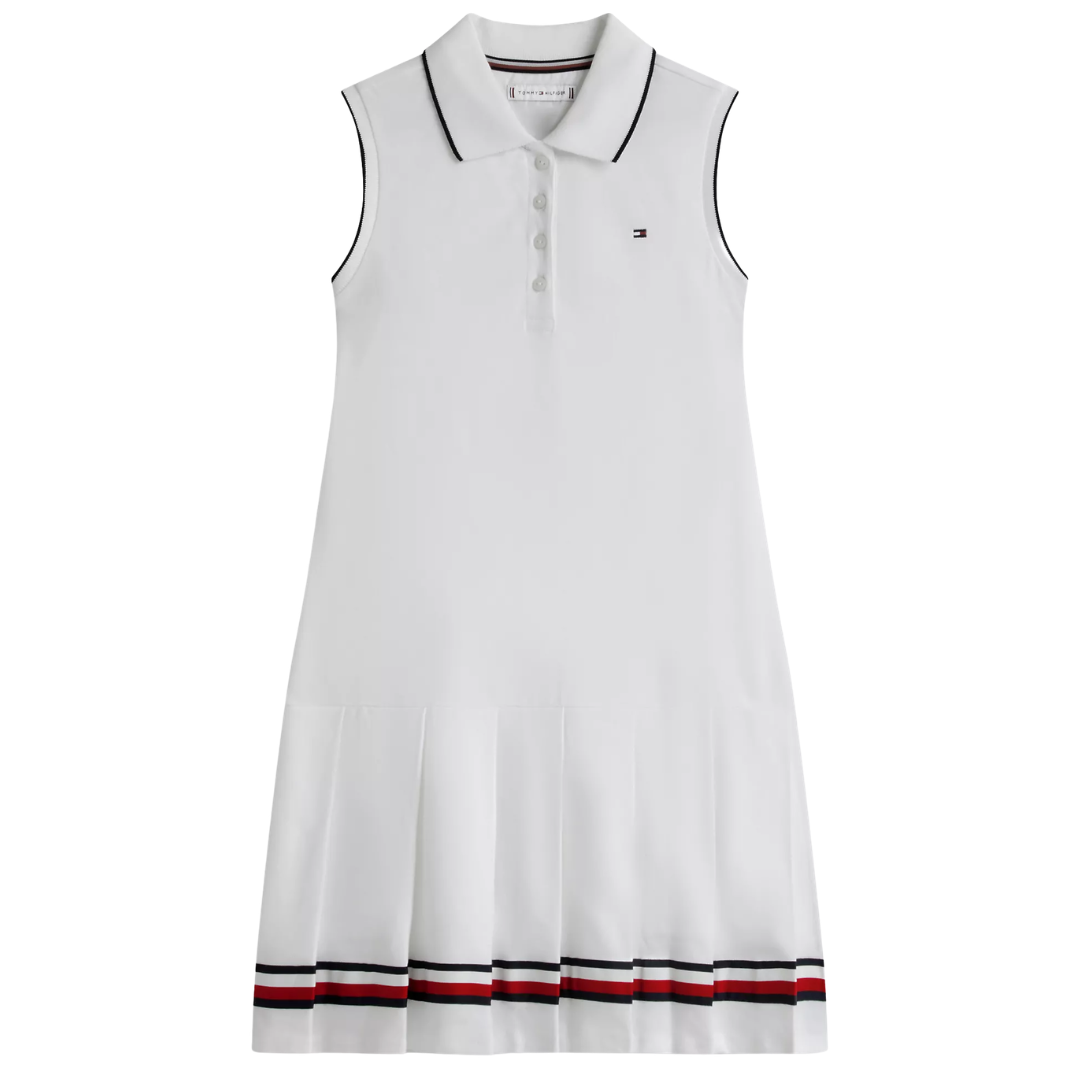 Vestido tipo polo sin mangas | niña — S (6-7)
