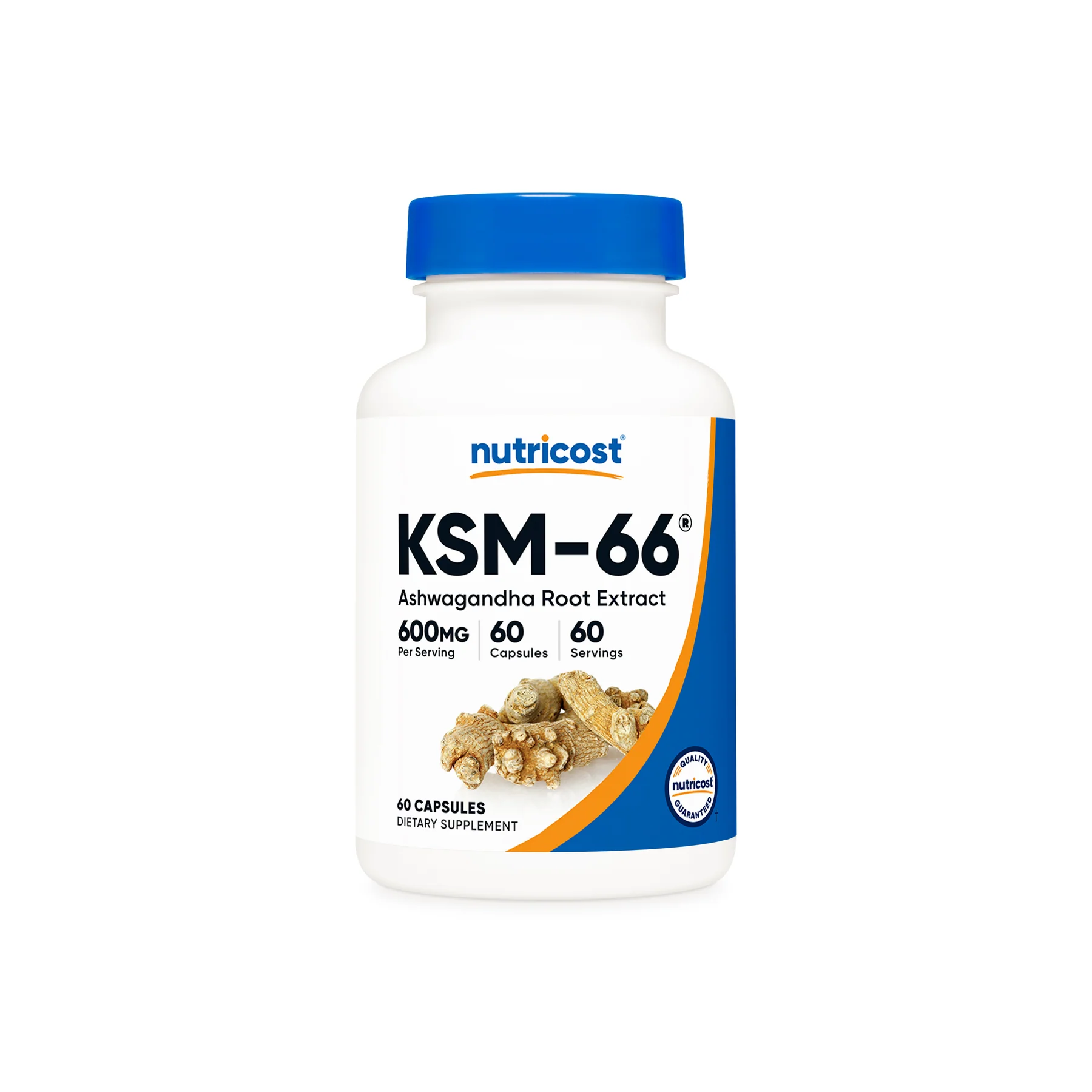 KSM-66 Extracto de Raíz de Ashwagandha Nutricost — 60 CAPSULAS