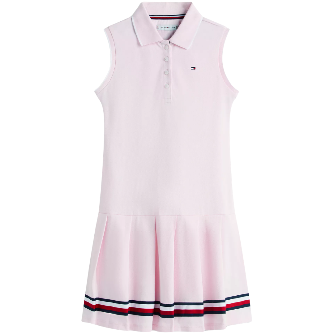Vestido tipo polo sin mangas | niña — XS (6-7)