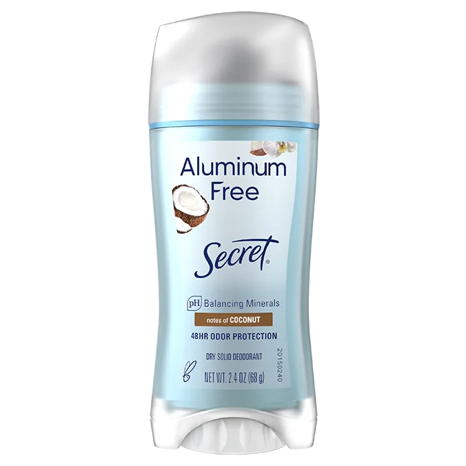 DESODORANTE SECRET SIN ALUMINIO — COCONUT