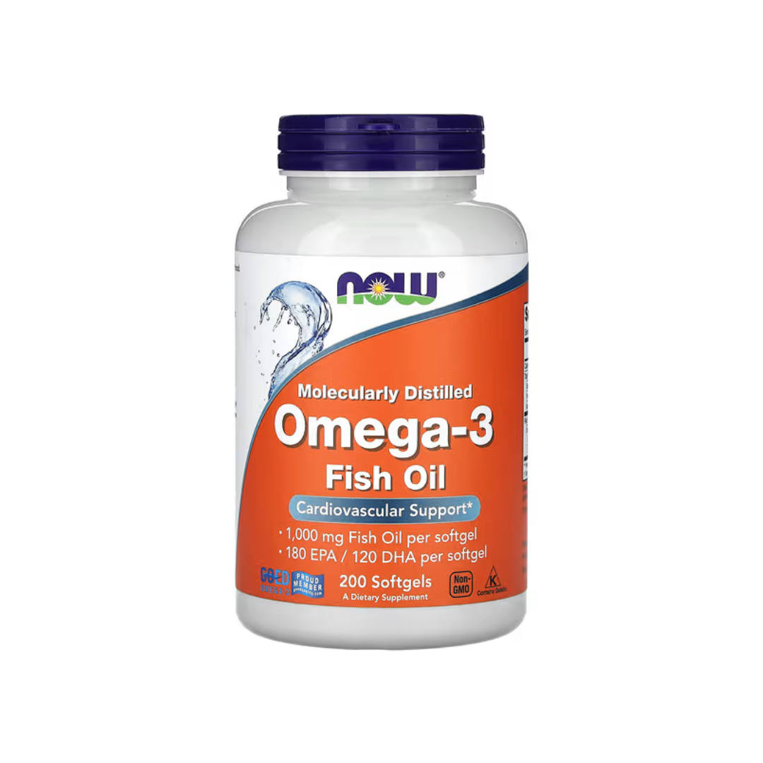 omega 3 fish oil now — 200 CAPSULAS